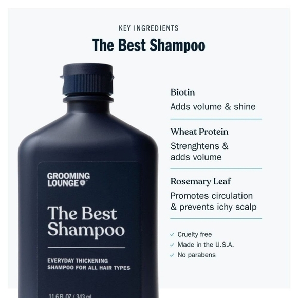 Grooming Lounge The Best Shampoo Everyday Thickening For All Hair Types - Picture 7 of 8